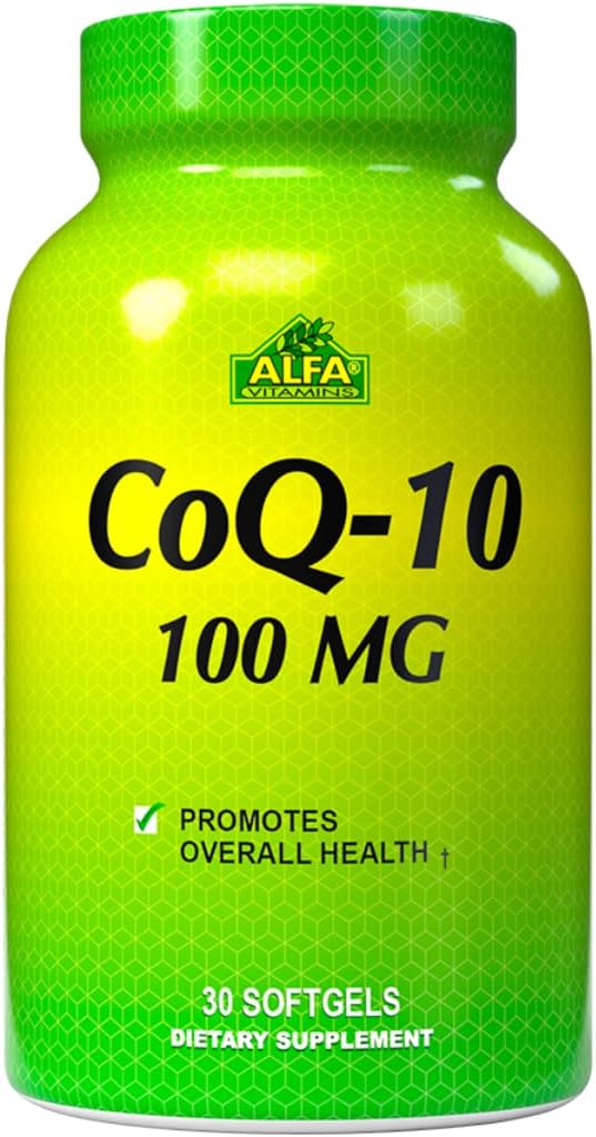 Coenzima Q10 100mg 30caps ALFA VITAMINAS