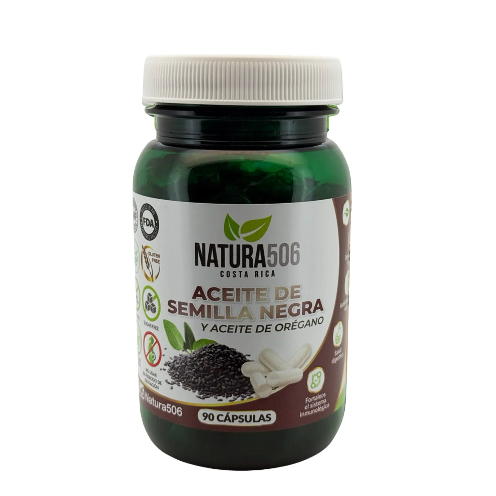 Aceite de Semilla Negra y Oregano Natura 506